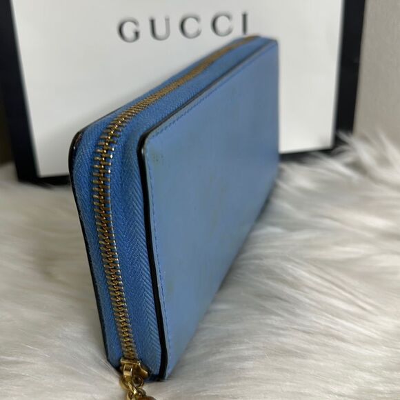 💯Authentic Gucci Zipped Around Long Wallet🍀 - Picture 5 of 17